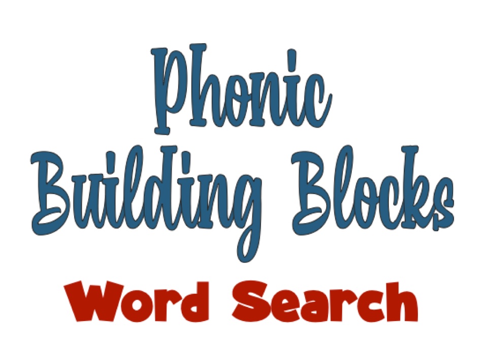 PHONIC BUILDING BLOCKS WORD SEARCH