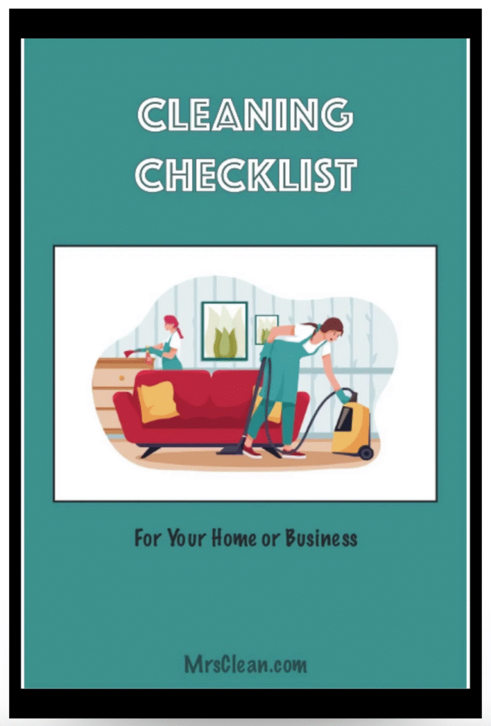 cleaning checklist