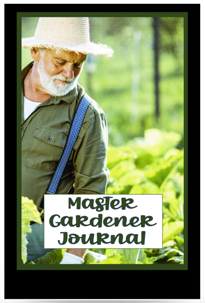 master gardener journal cover 2 page per plant