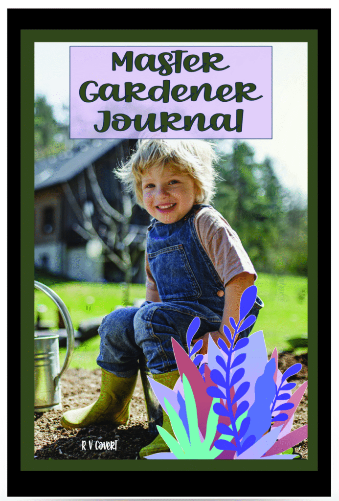 master gardener journal cover 1 page per plant